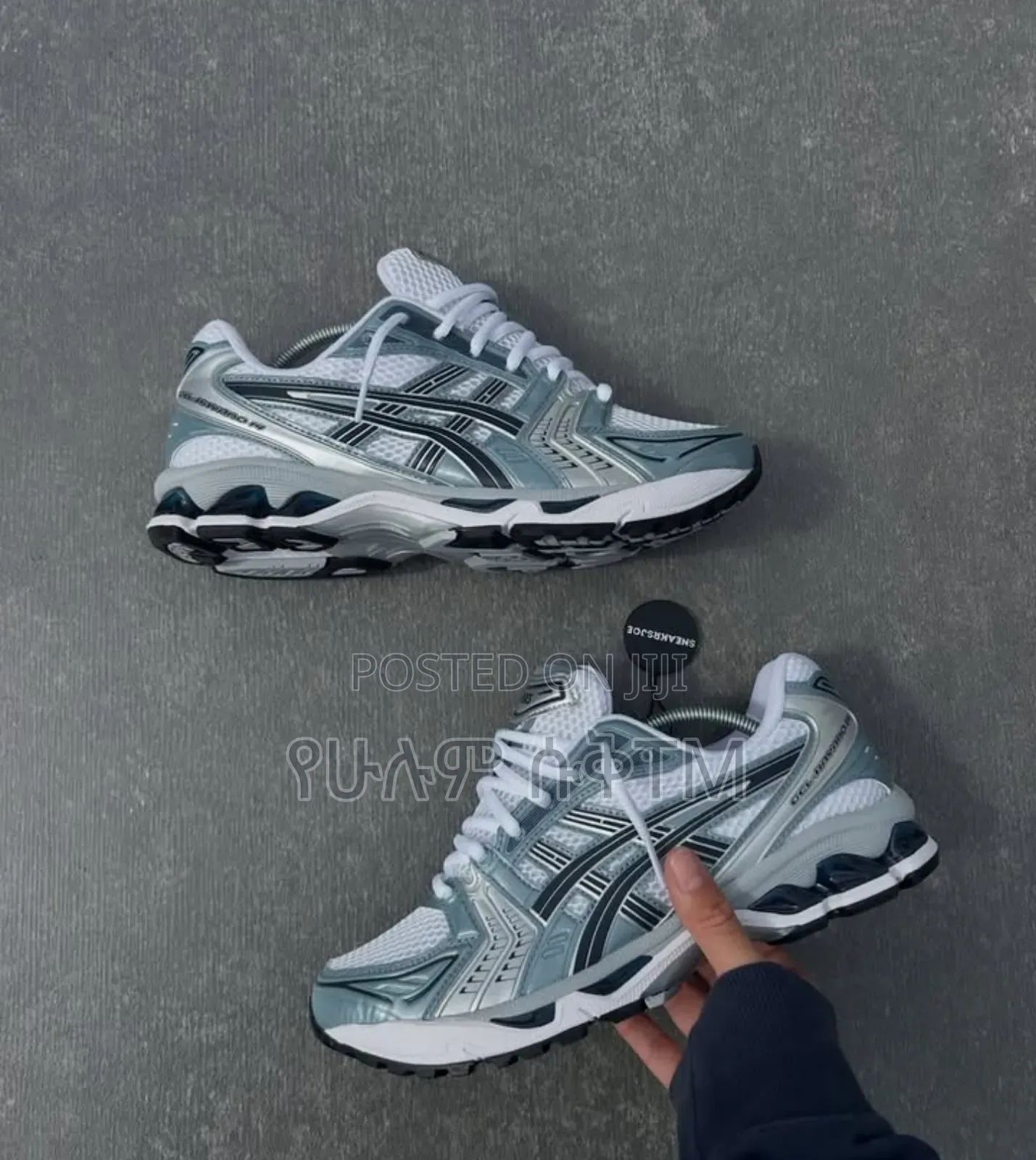 Asics Gel-Kayano 14 'Fjord Grey/White' Men's Shoes