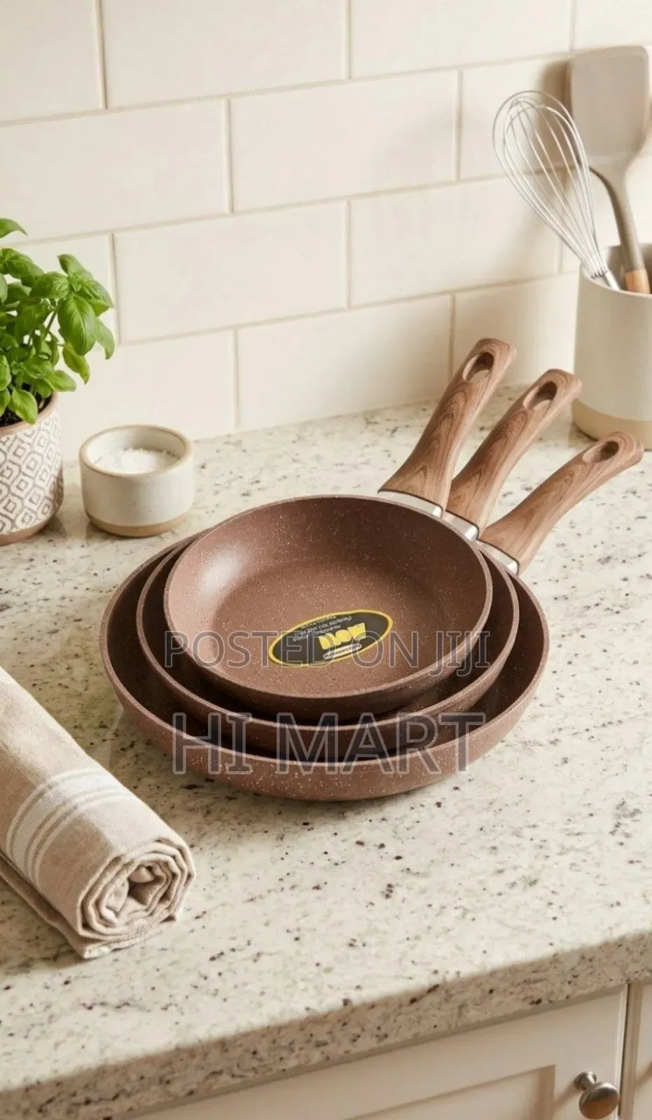 Top Quality 3pcs Ceramic Pan Set