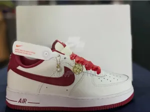 Nike Air Force 1 Low '07 'White/Team Red' Men's Shoes