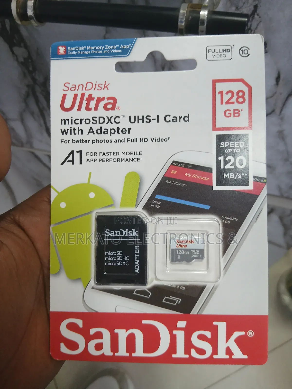 Sandisk Ultra 128gb Memory With Adapter