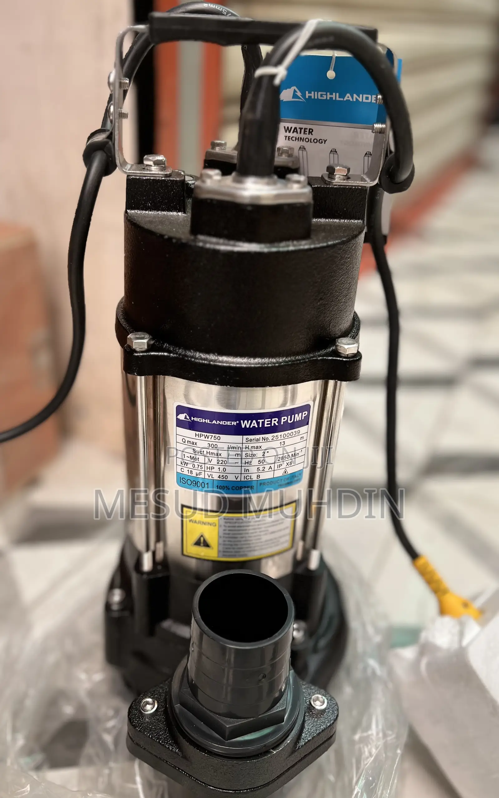 Highlander Water Pump 1h.P