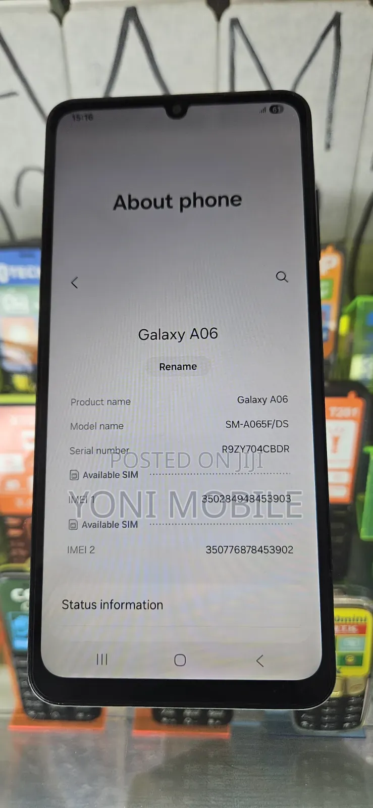 Samsung Galaxy A06 64 GB Black
