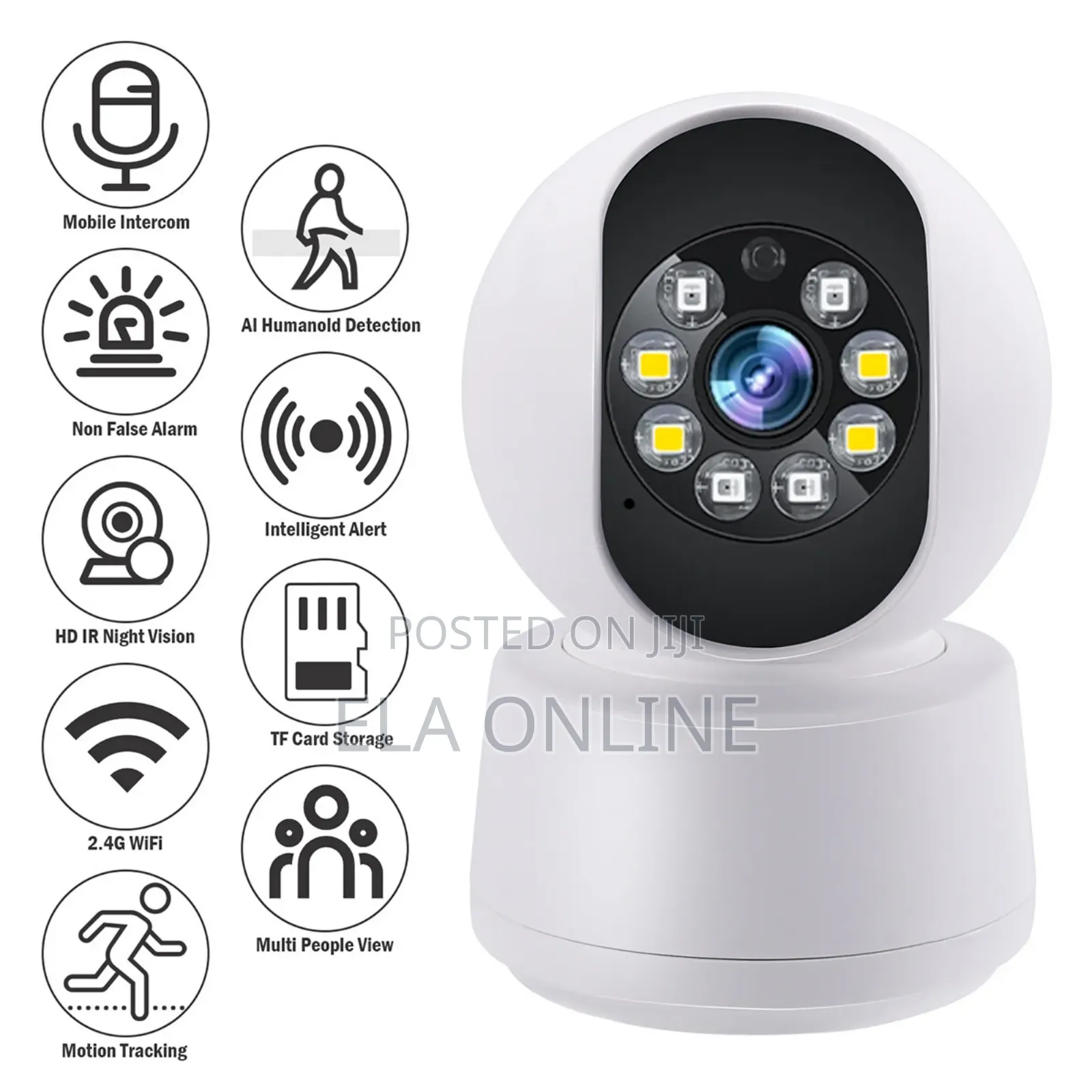 Smart Wifi Surveillance Cameras የቤት ካሜራ