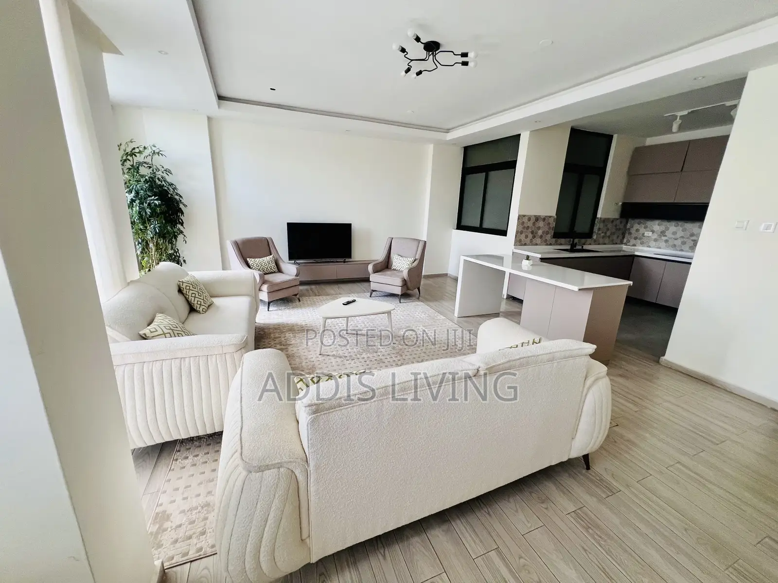 Furnished 3bdrm Apartment in Bole for rent