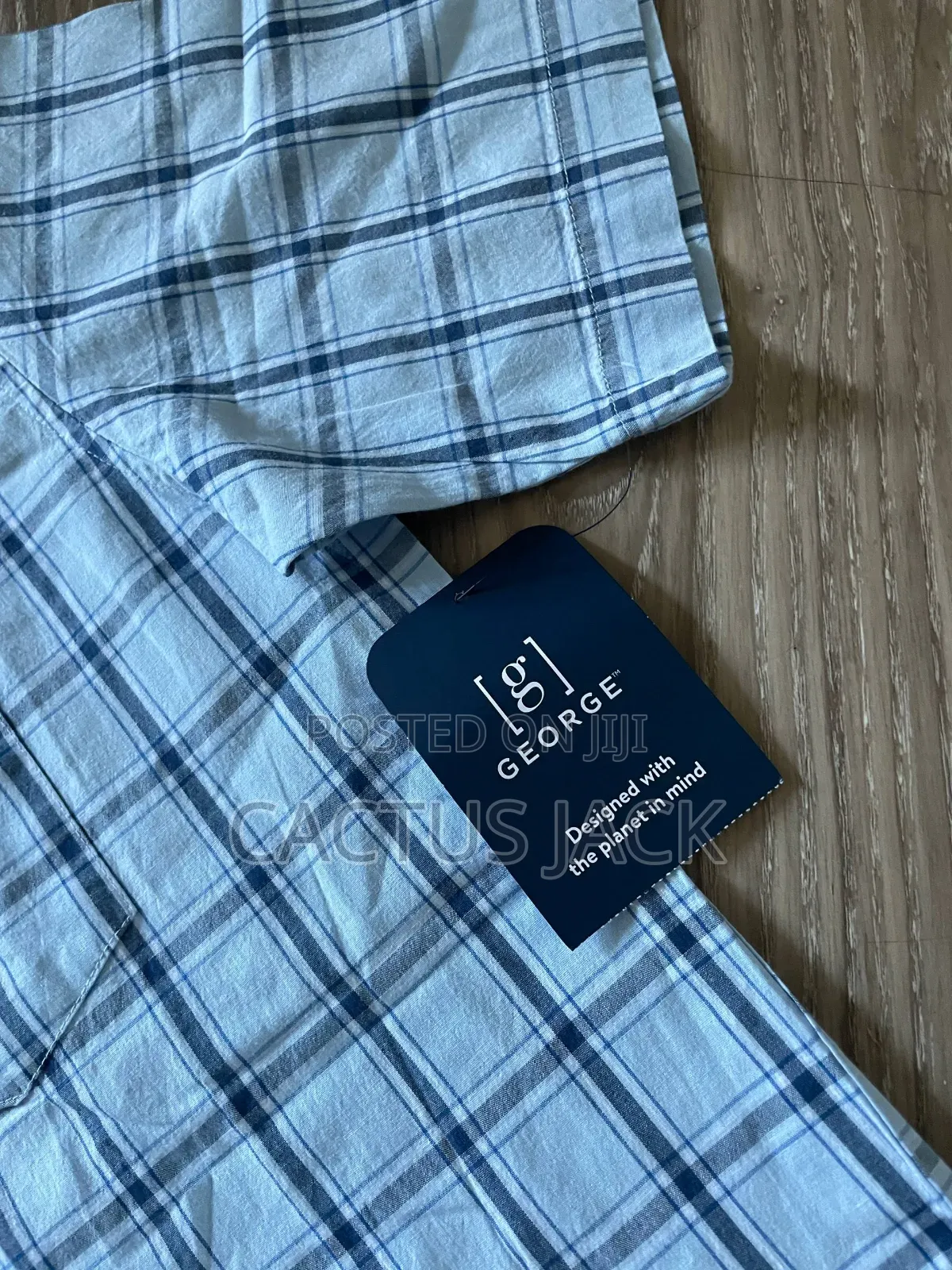 Plaid Flannel Button-Up Shirt