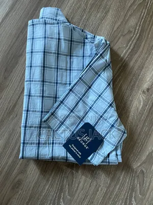 Plaid Flannel Button-Up Shirt