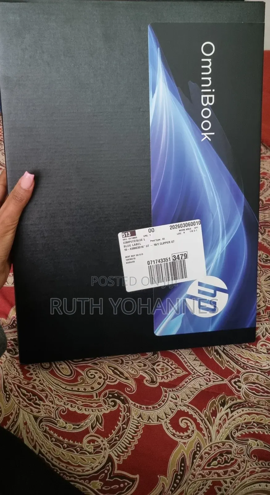 New Laptop HP OmniBook Ultra Flip 16" 16GB Intel Core i7 SSD 1T