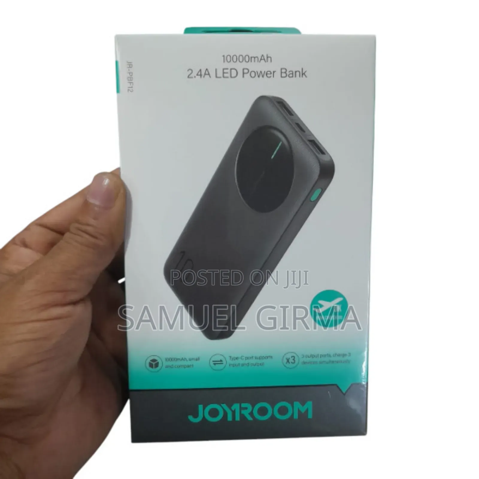 ለስልካችን ባትሪ ቀዳሚና ተመራጭ Joyroom Portable Power Bank 10000mah