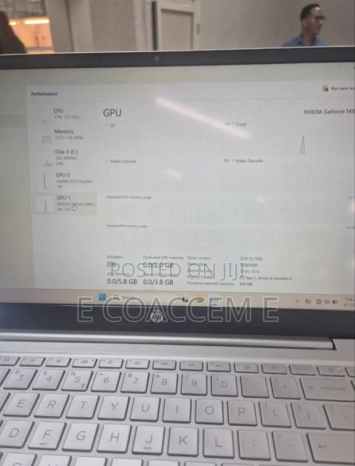 New Laptop HP 550 16GB Intel Core i5 SSD 512GB