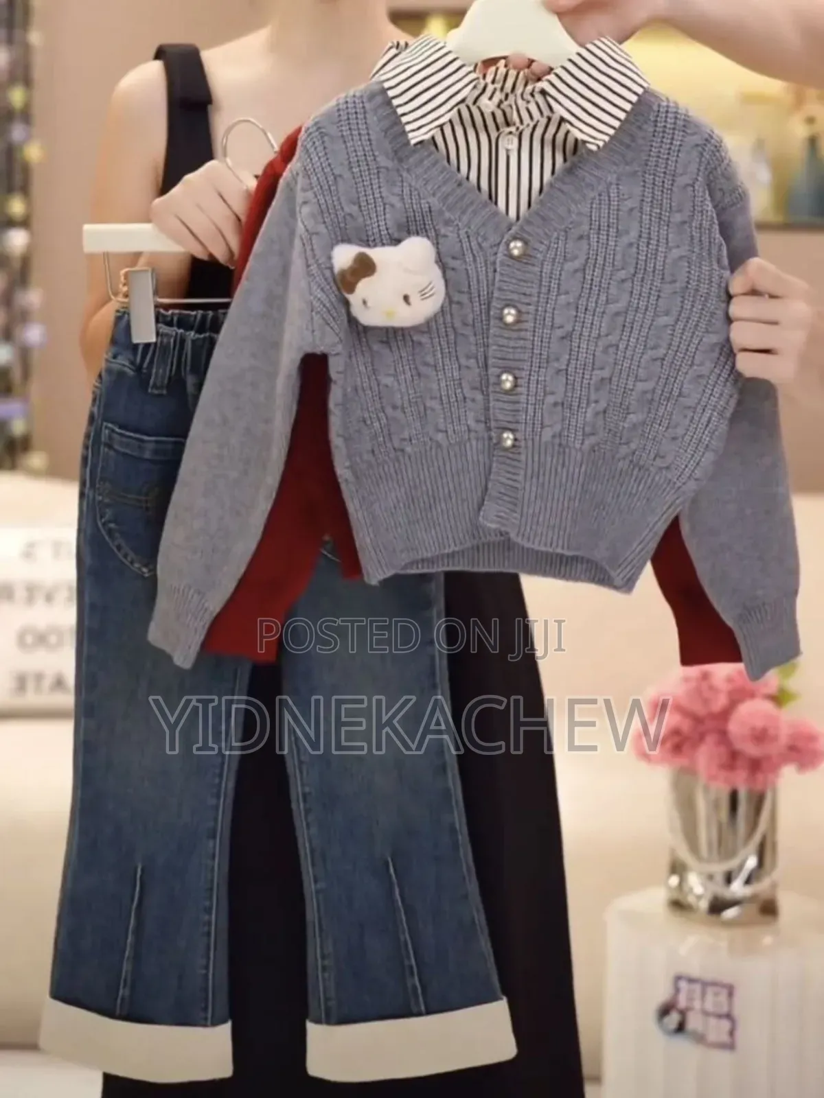Fully Cotton Complete Outfit With Jeans