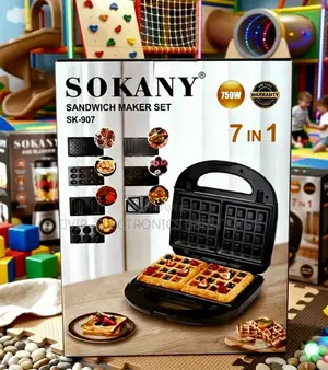 Sokany Sandwich Snack Maker 7in 1