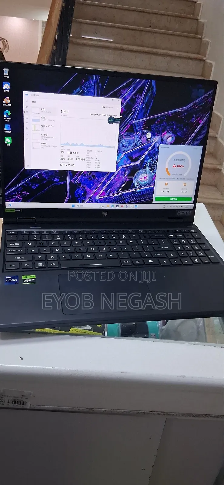 New Laptop Acer Predator Helios Neo 16 16GB Intel Core i9 SSD 1T