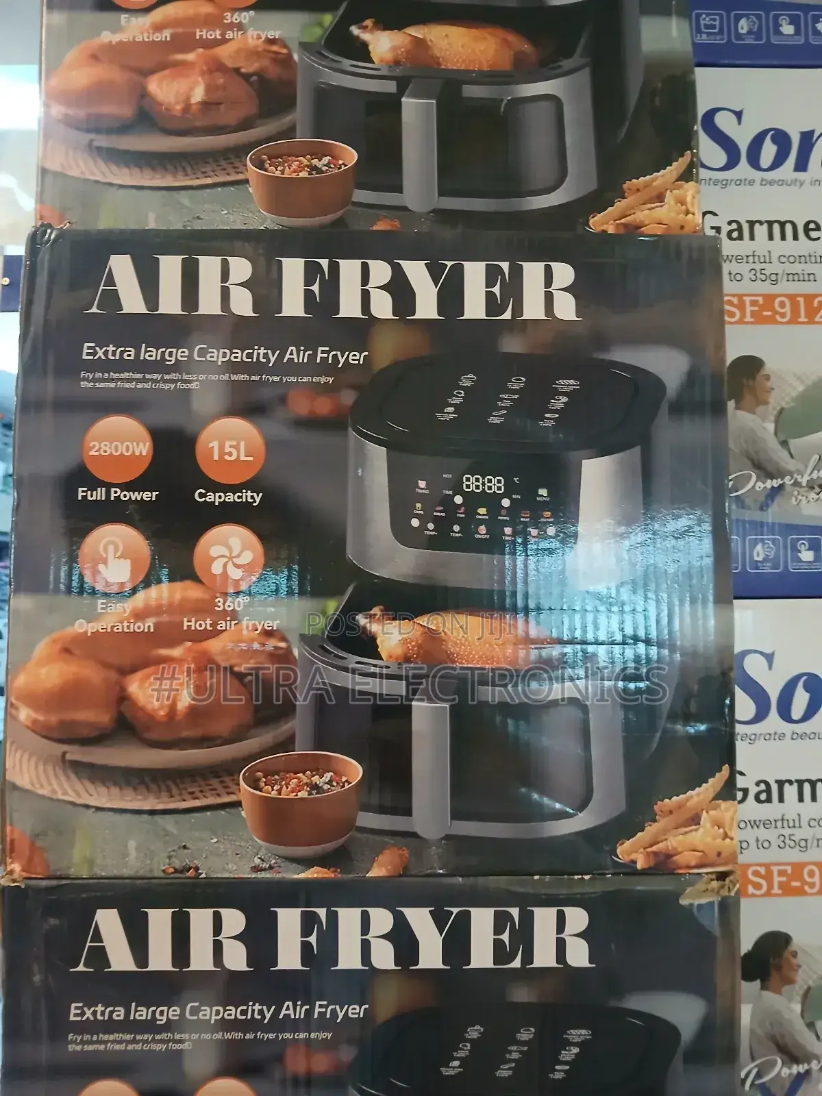 Air Fryer. Key Features Include: Capacity: Large 15l Capacity.