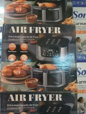 Air Fryer. Key Features Include: Capacity: Large 15l Capacity.