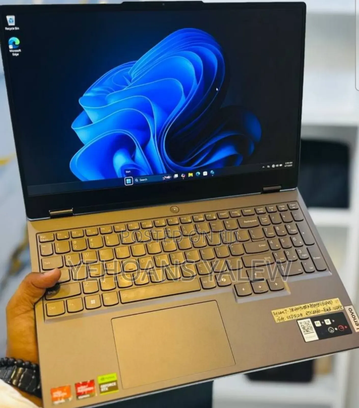 New Laptop Lenovo Legion Slim 5 16GB AMD Ryzen 7 SSD 512GB