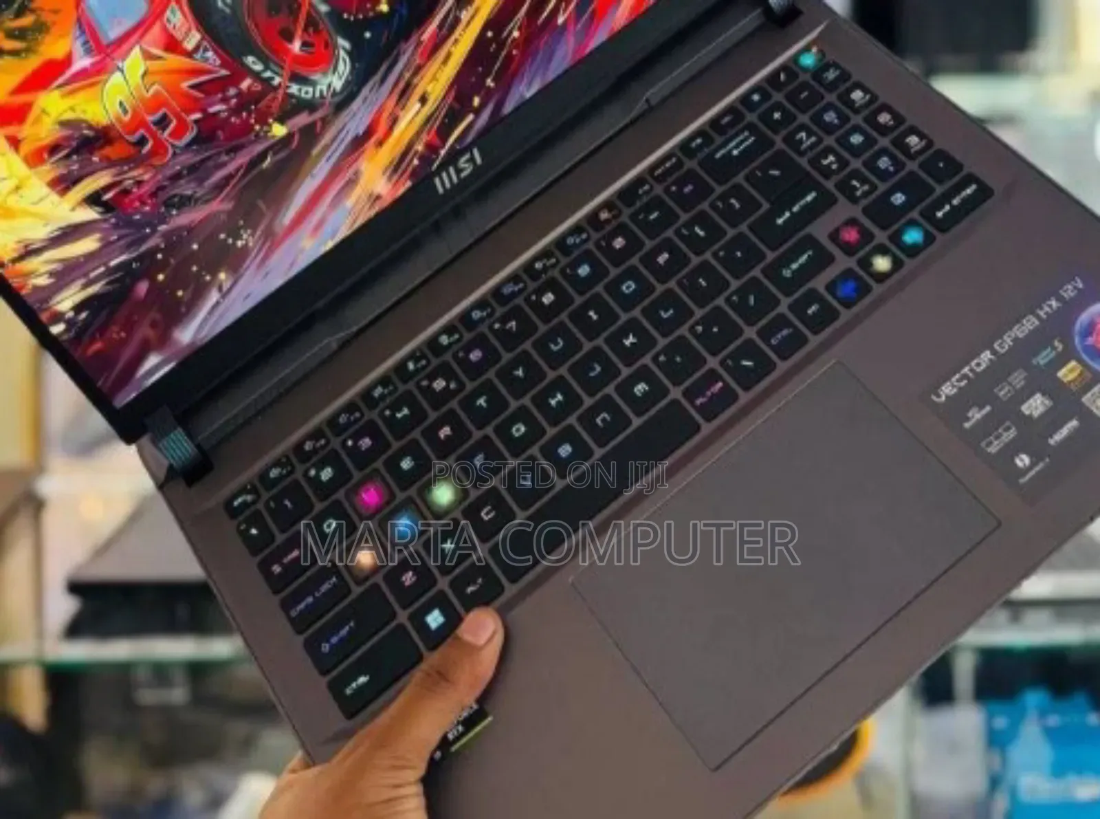 New Laptop MSI Vector GP66HX 12UGS 16GB Intel Core i9 SSD 1T