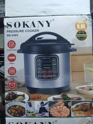 Sokany 9-Liter Electric Pressure Cooker, Capacity: 9.0 Liters