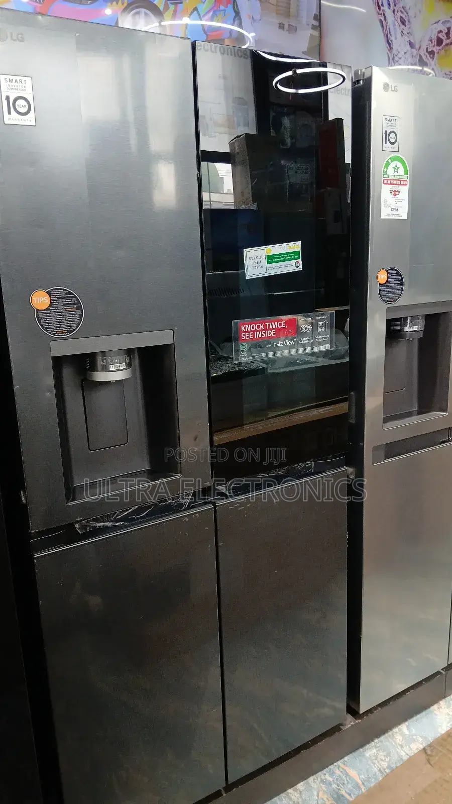 Lg Instaview Door-in-Door Refrigerator. Knock Twice Feature:Knock