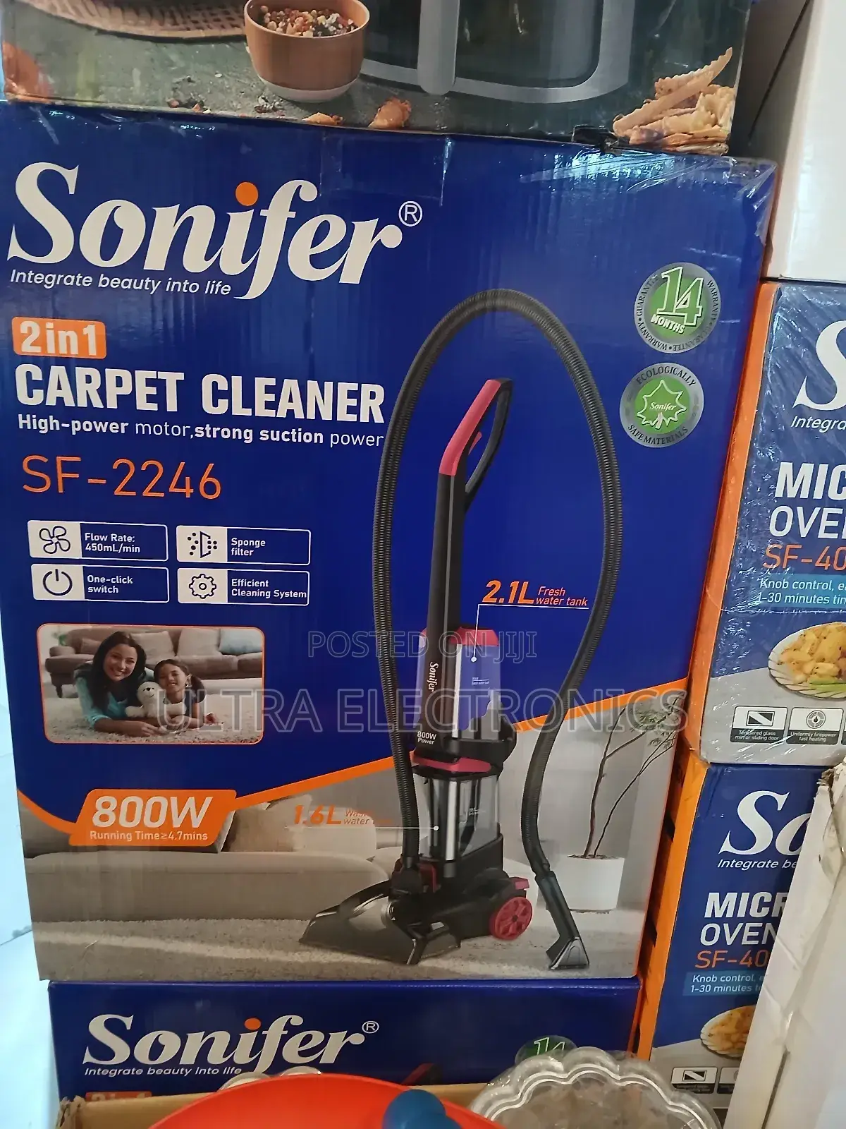 Sonifer Sf-2246 3-in-1 Carpet Cleaner.