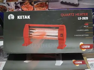 Ketak Quartz Heater, Model Lx-2820. Specifications: It Features 3