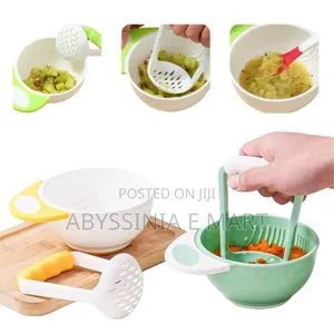 Food Mash and Serve Bowl