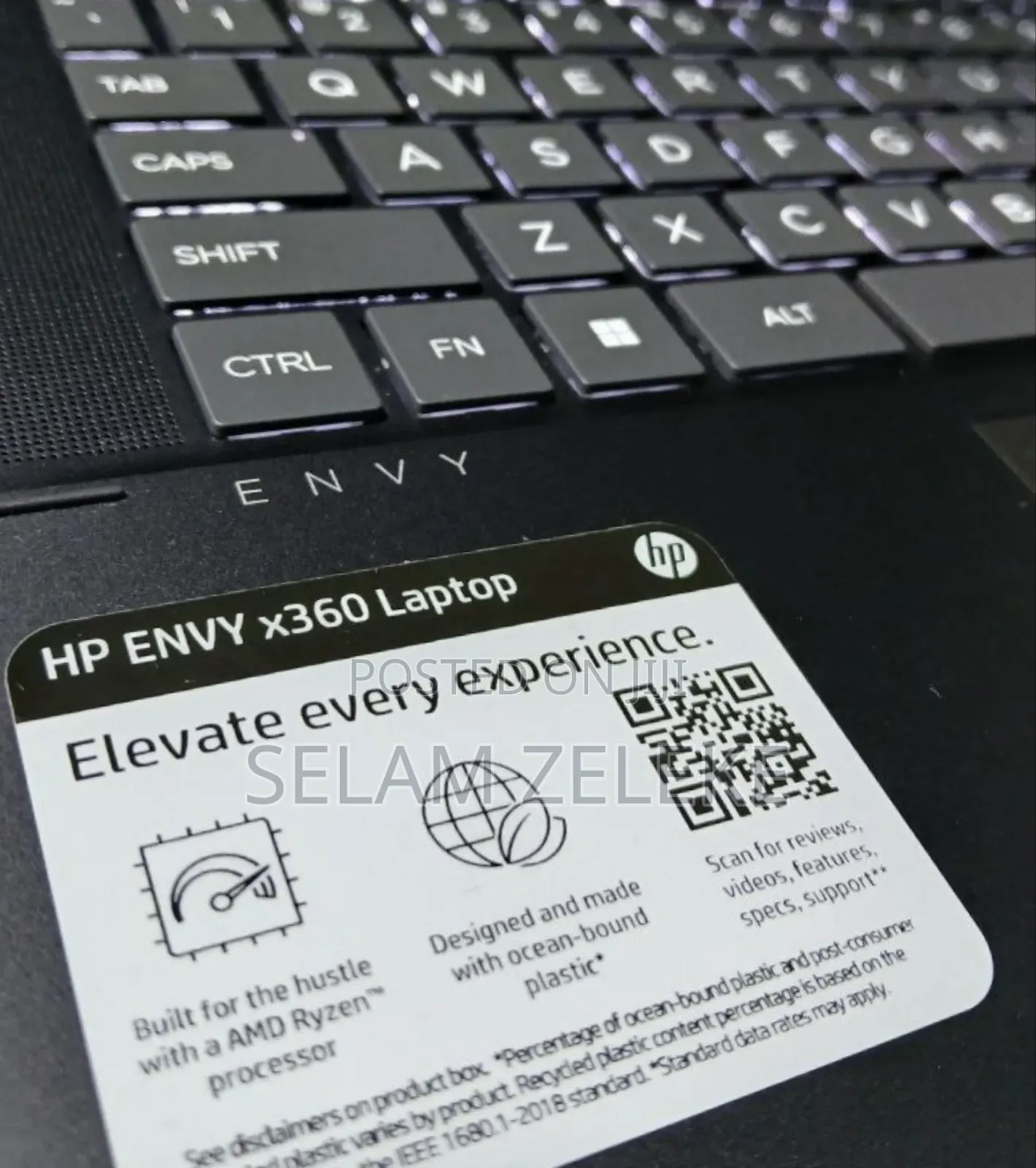 New Laptop HP Envy x360 8GB AMD Ryzen 5 SSD 512GB