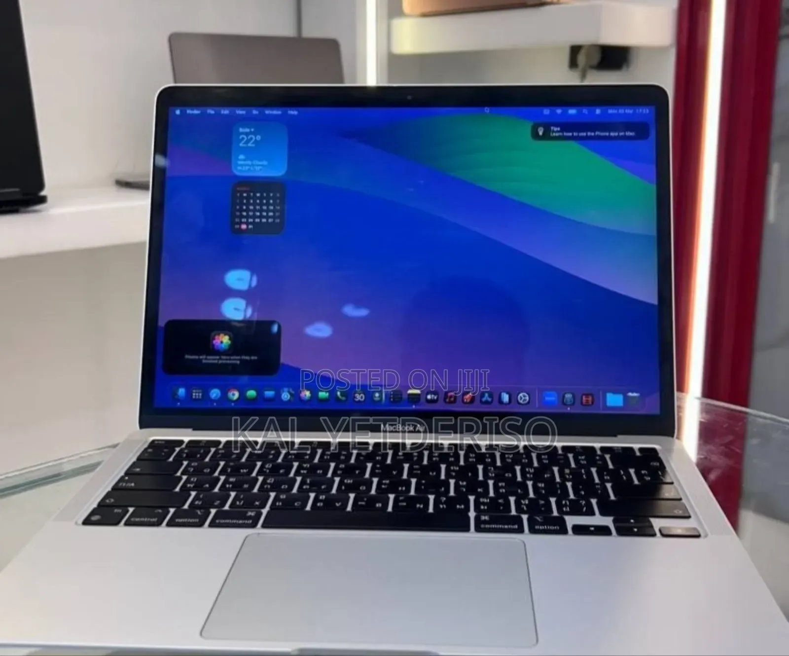 New Laptop Apple MacBook Air 2020 M1 8GB Apple M1 SSD 256GB
