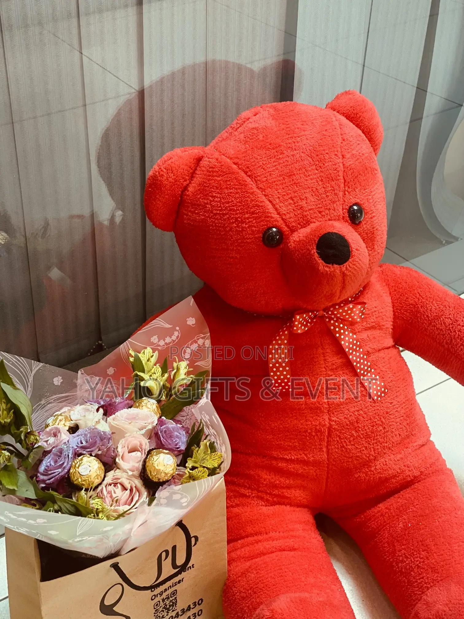 Birthday Toy Flower and Chocolate Gift