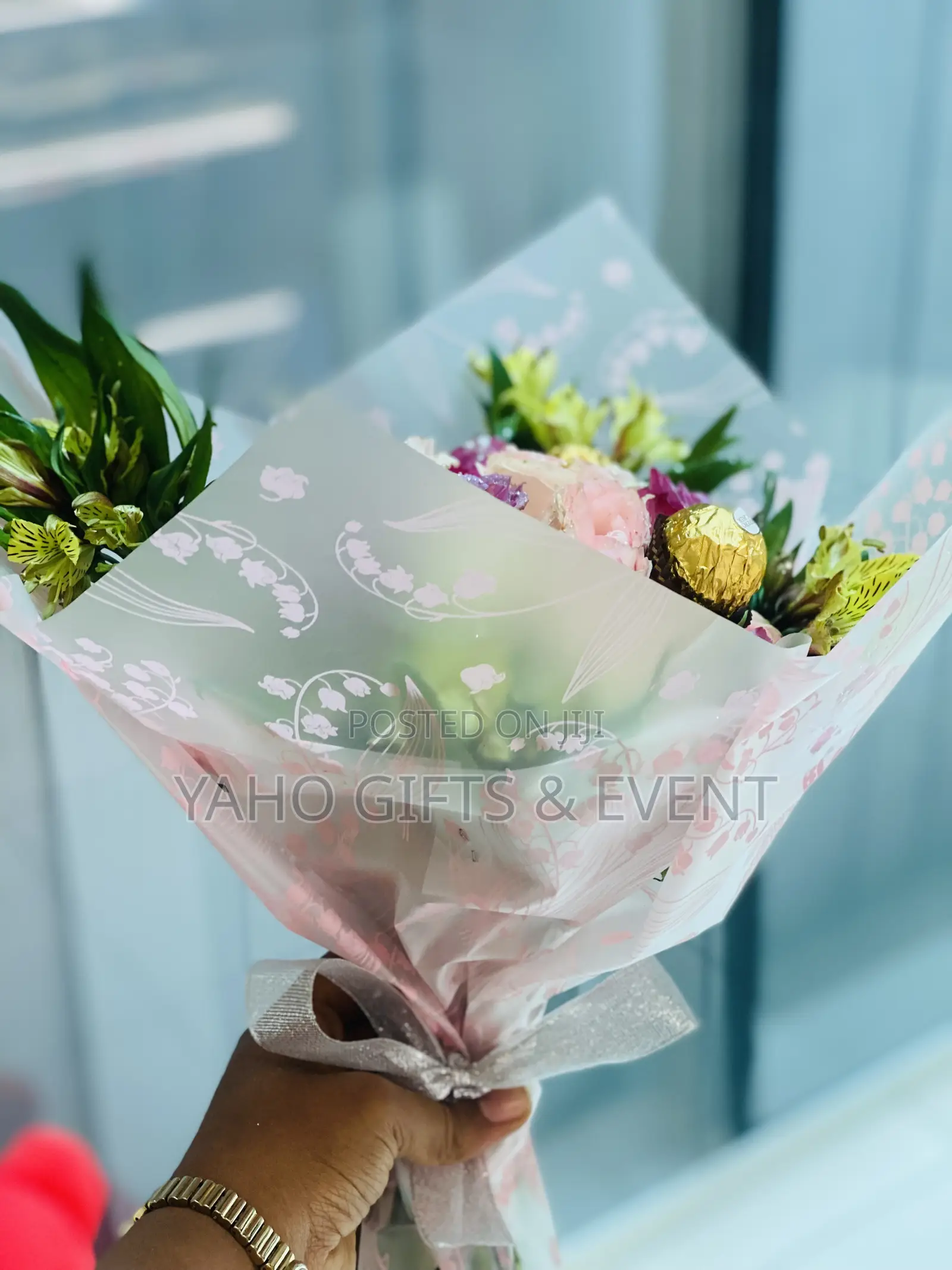 Birthday Toy Flower and Chocolate Gift