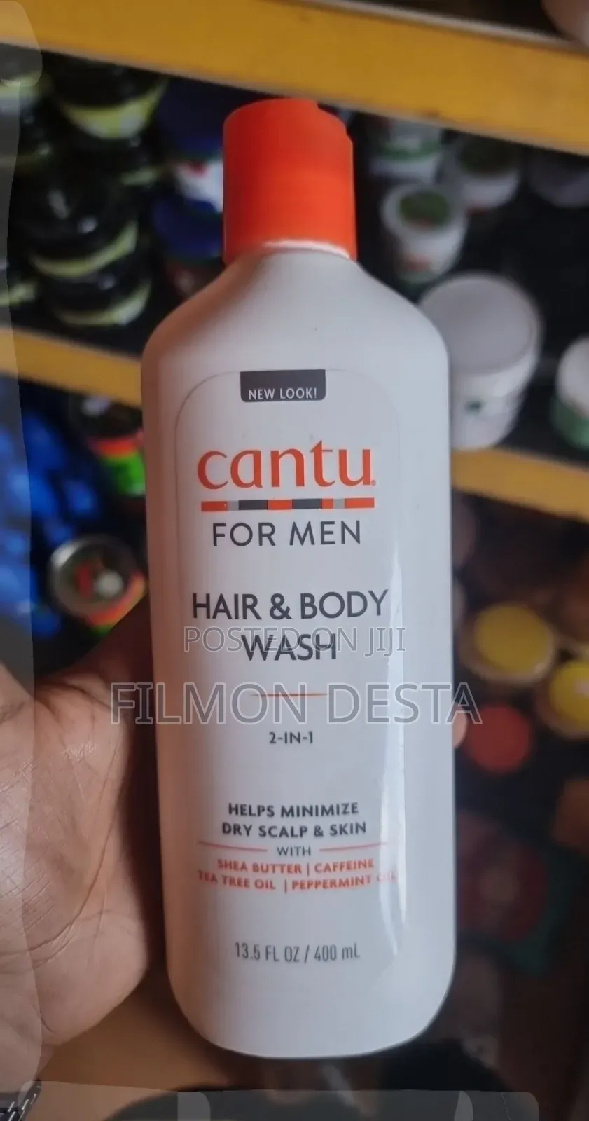 Cantu Men’S 2-in-1 Hair Body Wash