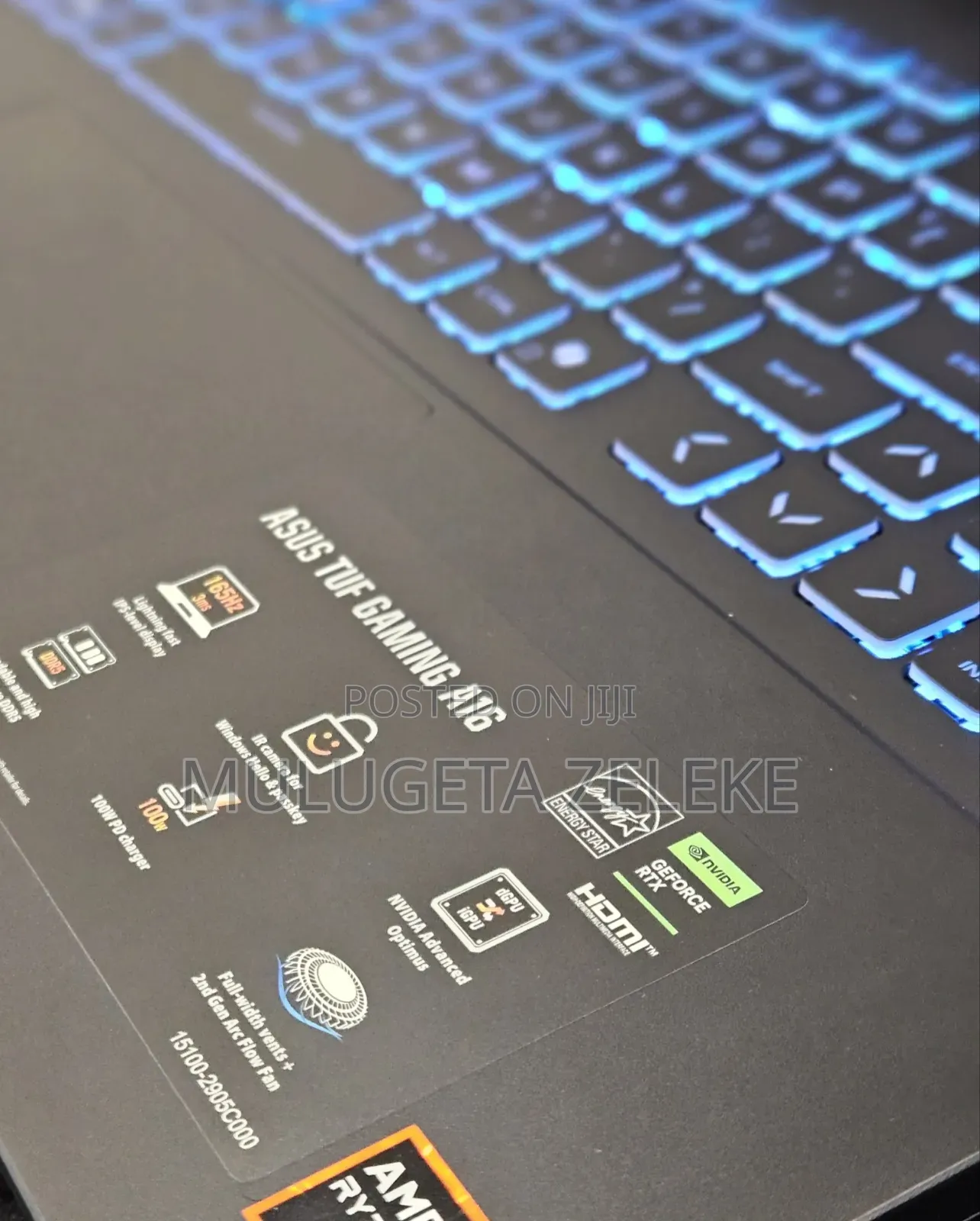 New Laptop Asus TUF Gaming A15 16GB AMD Ryzen 7 SSD 1T