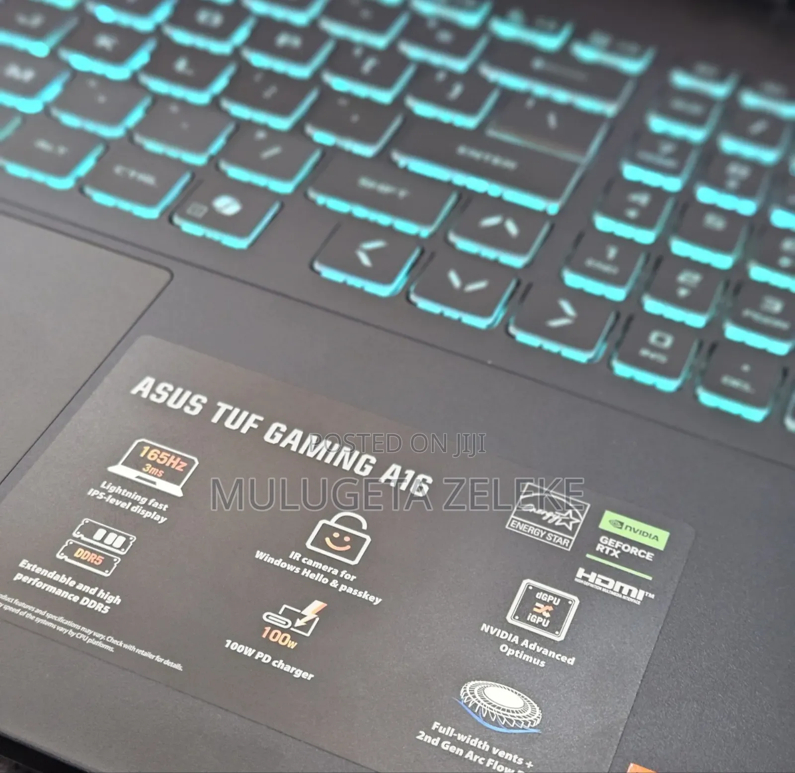 New Laptop Asus TUF Gaming A15 16GB AMD Ryzen 7 SSD 1T