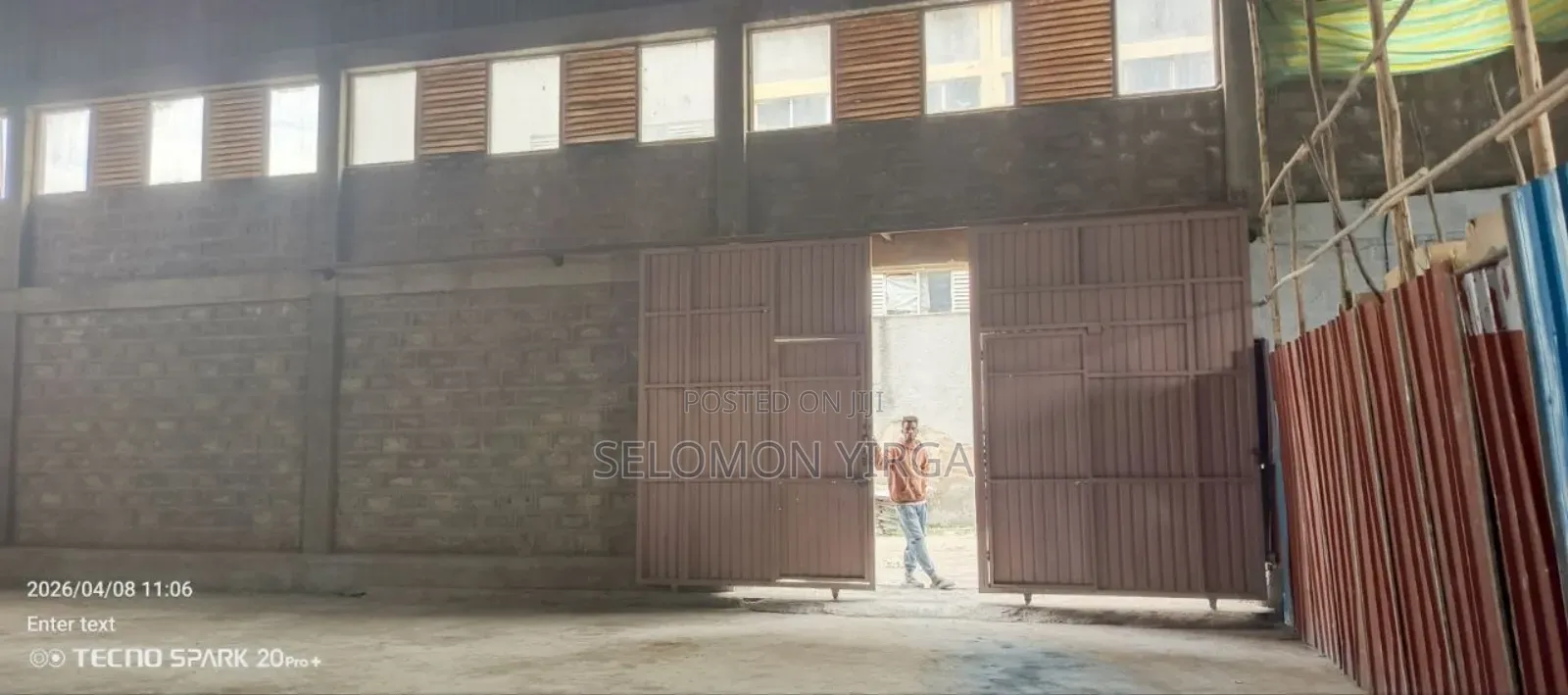 የሚከራይ መጋዘን ቃሊቲ