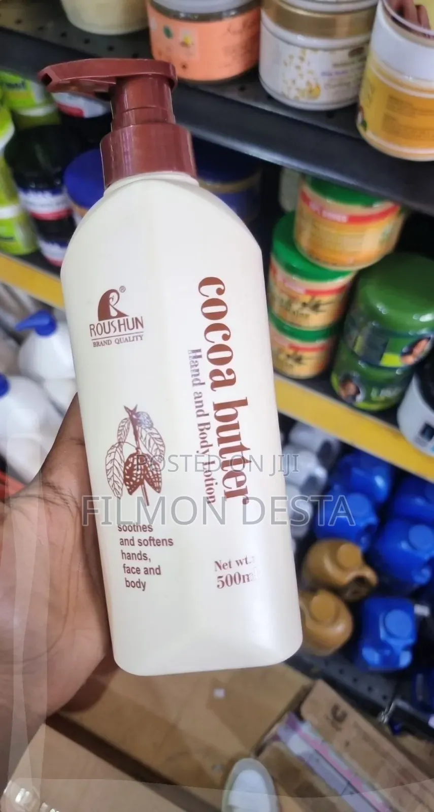 Roushun Cocoa Butter Hand and Body Lotion