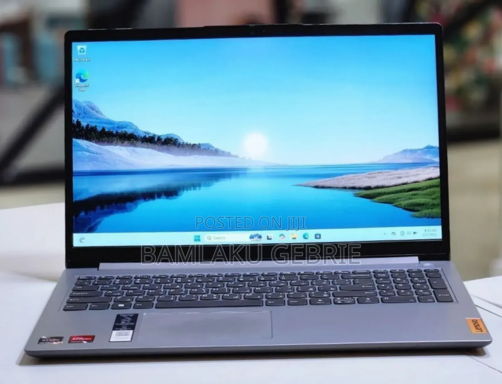 New Laptop Lenovo Ideapad 3 8GB AMD Ryzen 5 SSD 512GB