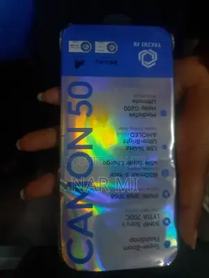 New Tecno Camon 50 256 GB Black