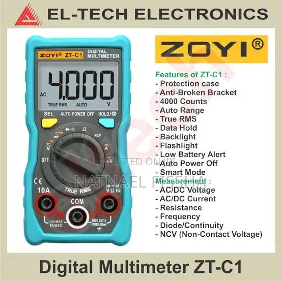 Digital Multimeter Zotek C1