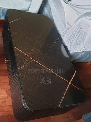 Modern Black Marble Center Table