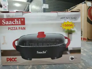 Saachi Pizza Pan (Article No. 3242). Power Rating: 1500w.