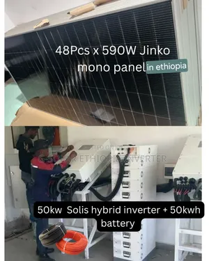 50kw Solis Hybrid Inverter + 50kwh Dyness Lithium Battery + 48pcx590w