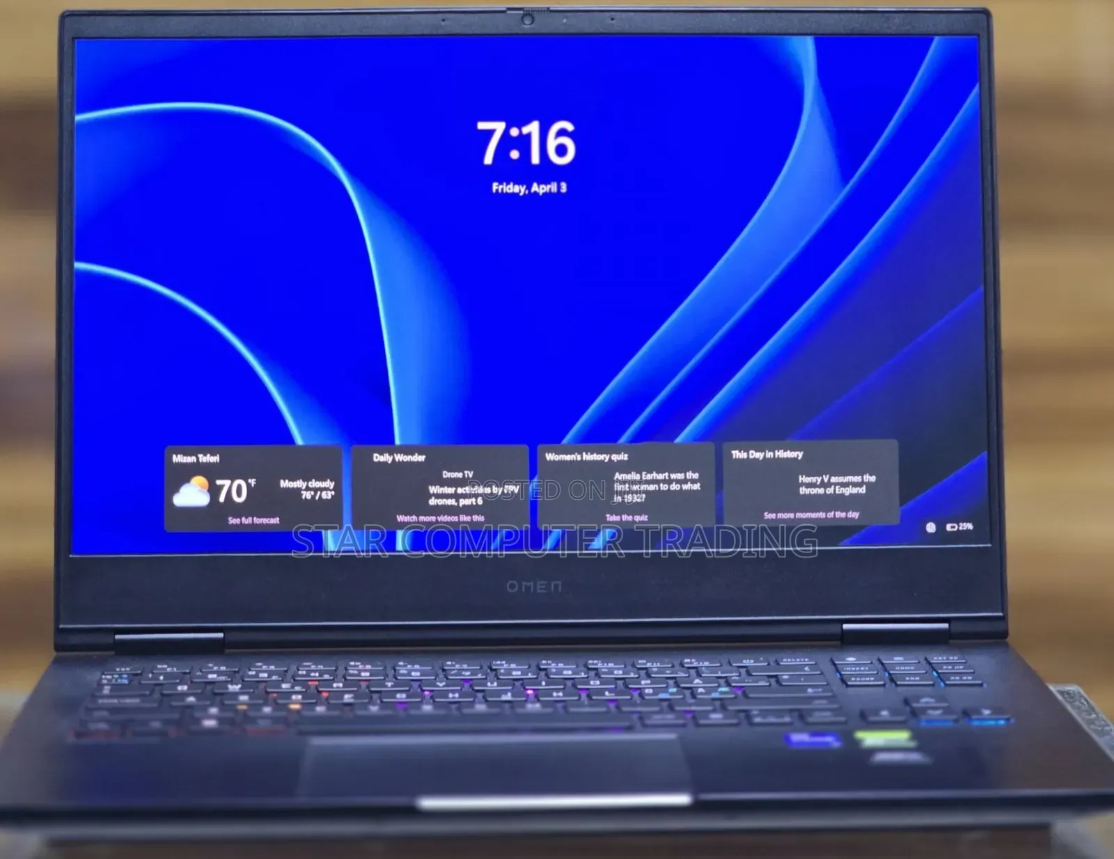 New Laptop HP Omen 16 16GB Intel Core i7 SSD 1T
