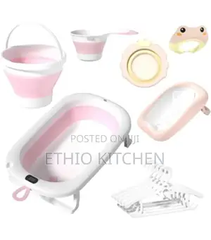 7-in-1 Newborn Baby Bathing Tub Set With Stand