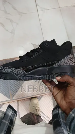 Black Cat Jordan 3 Shoes
