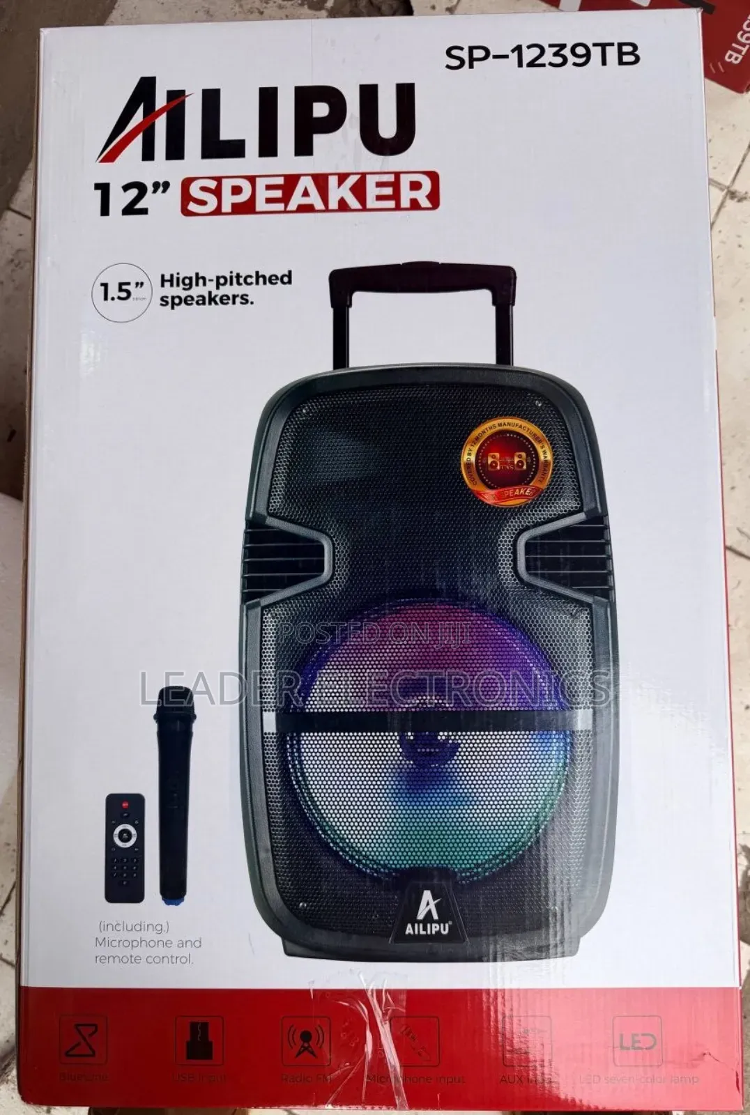 Ailipu 12" Speaker High Pitched Speakers