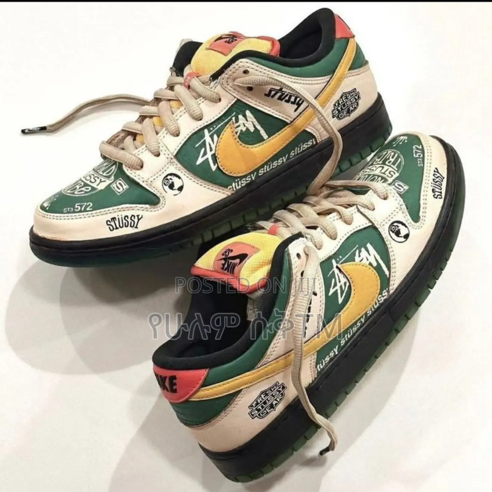 Nike Dunk Low Pro Sb X Stussy 'Cherry' Men's Shoes