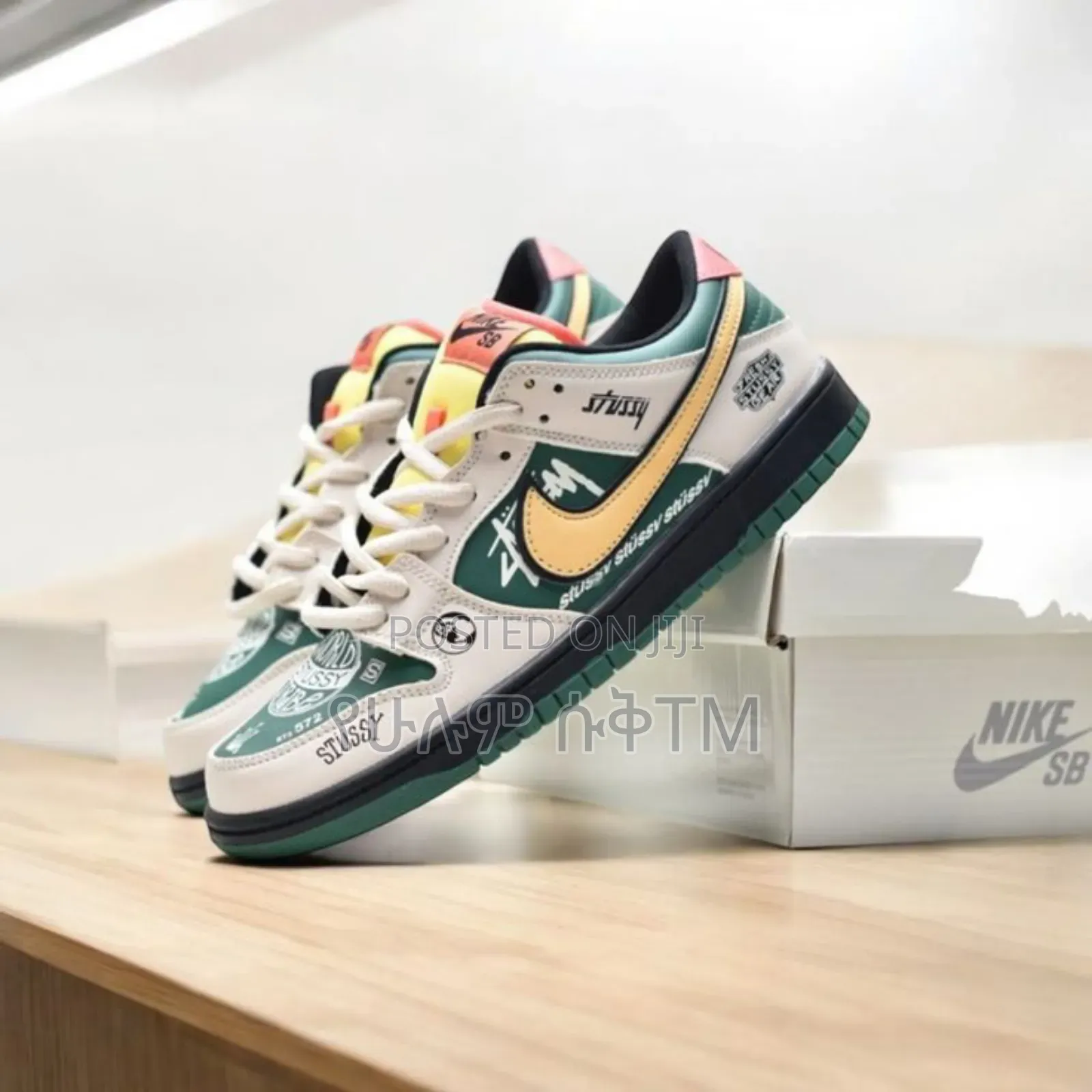 Nike Dunk Low Pro Sb X Stussy 'Cherry' Men's Shoes