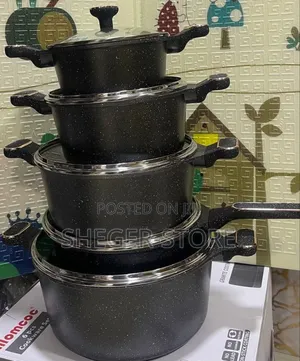 Orginal Momcoc Non Stick Cookware (የማይዙ ማራኪ ግራናይት ቅብ ድስቶች)