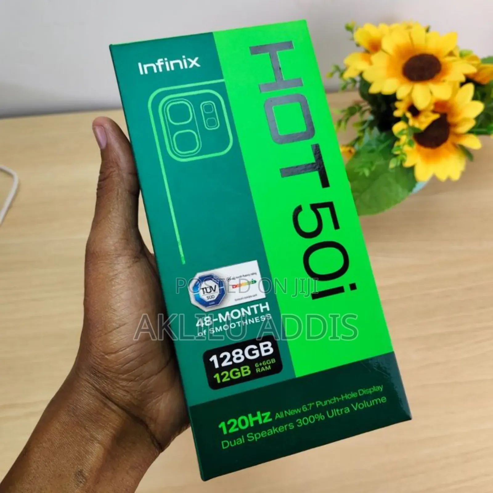 New Infinix Hot 50 256 GB White