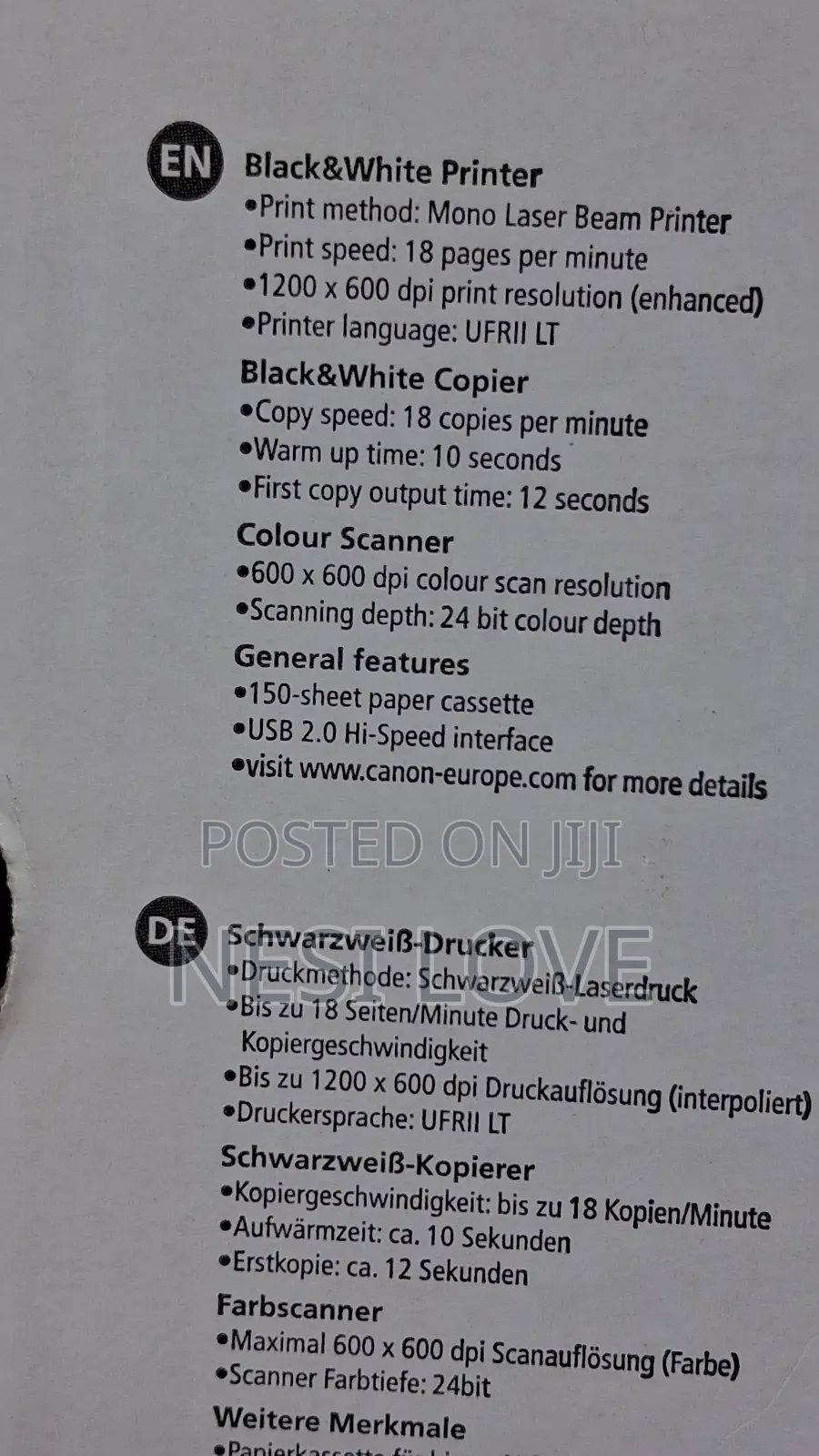 Cannon Mf3010 Printer