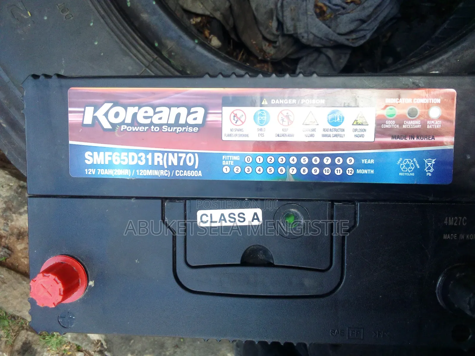 Koreana Battery 70amp